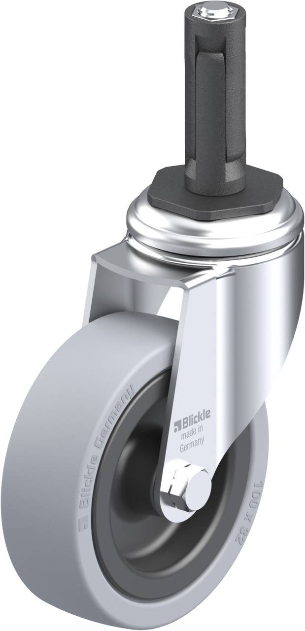 Blickle 848202 LKRA-VPA 101G-11-ER12 Beálló görgő KerékØ: 100 mm Teherbírás (max.): 110 kg 1 db