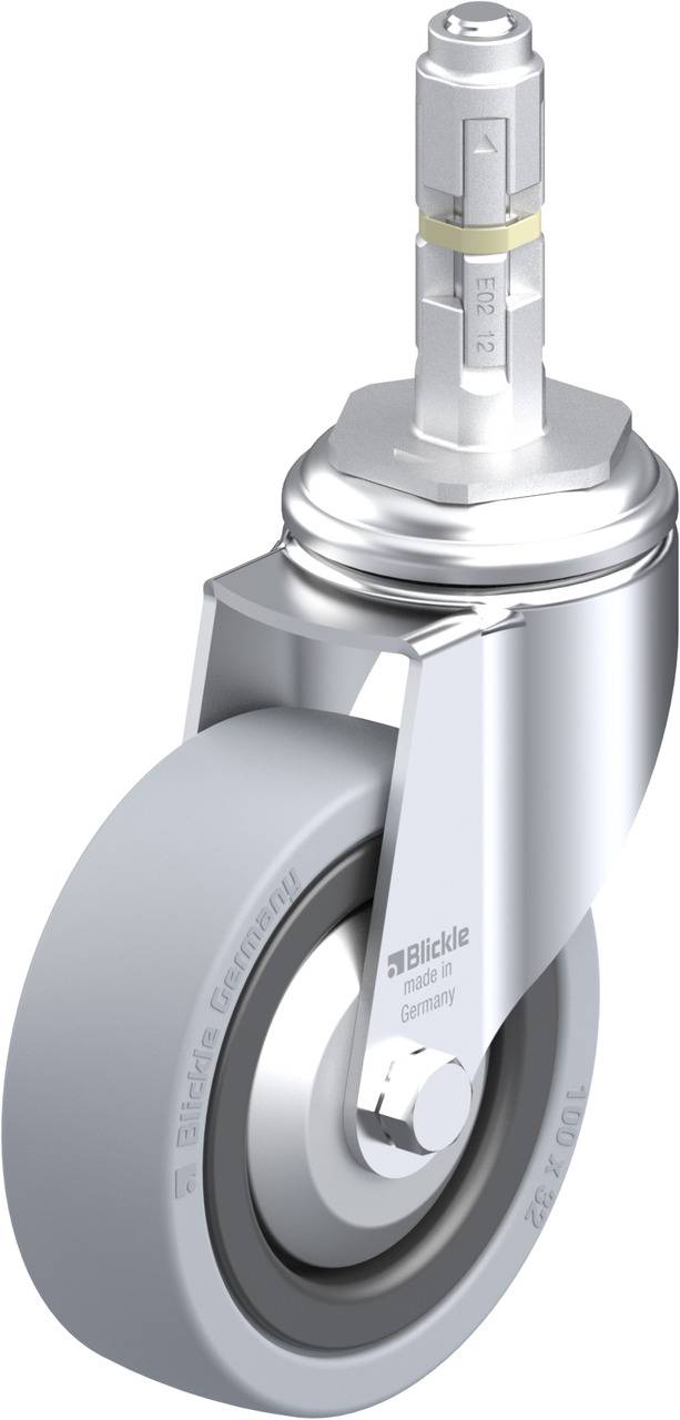 Blickle 608513 LKRA-VPA 101G-11-FA-E12 Beálló görgő KerékØ: 100 mm Teherbírás (max.): 110 kg 1 db