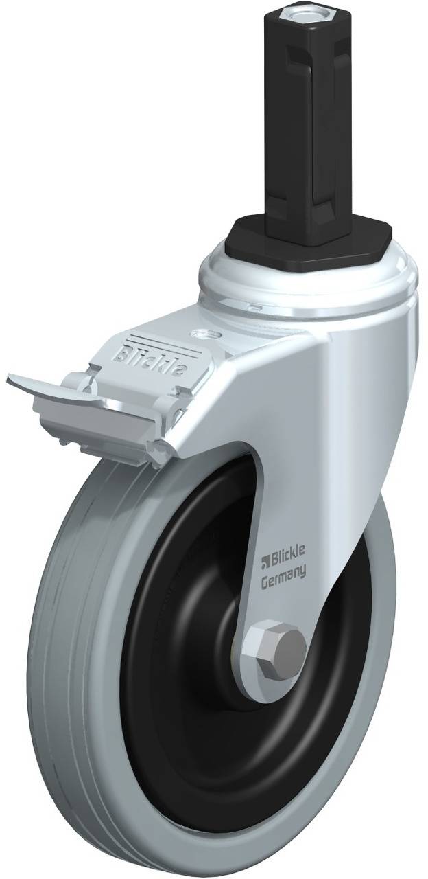 Blickle 848294 LKRA-VPA 125K-11-FI-EV12 Forgóvillás görgő, rögzítővel KerékØ: 125 mm Teherbírás (max.): 100 kg 1 db