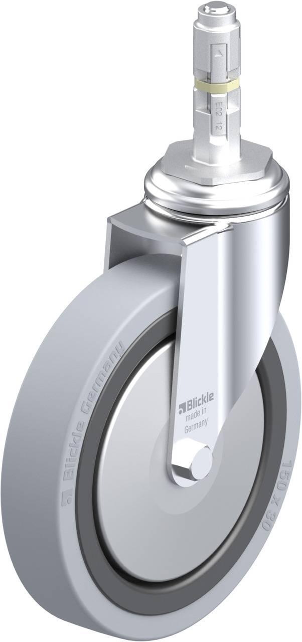 Blickle 411595 LKRA-VPA 150K-11-FA-E12 Beálló görgő KerékØ: 150 mm Teherbírás (max.): 110 kg 1 db