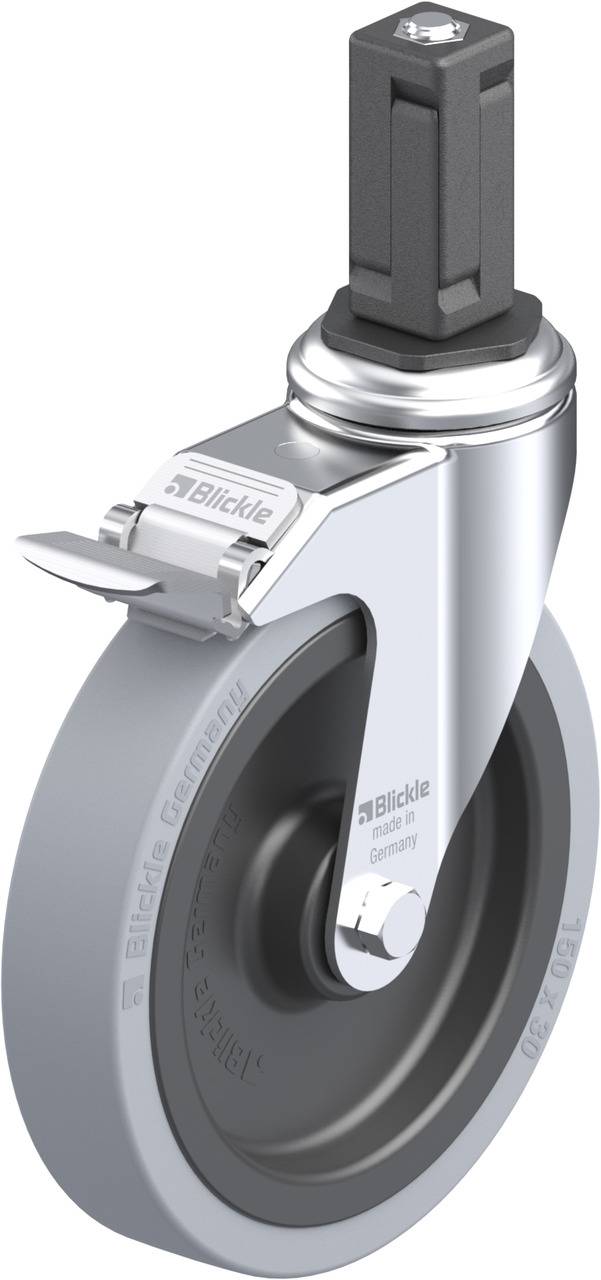 Blickle 848470 LKRA-VPA 150K-11-FI-EV14 Forgóvillás görgő, rögzítővel KerékØ: 150 mm Teherbírás (max.): 110 kg 1 db