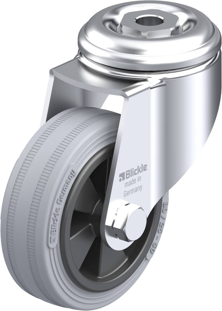 Blickle 575456 LKRA-VPA 80G-11 Beálló görgő KerékØ: 80 mm Teherbírás (max.): 80 kg 1 db