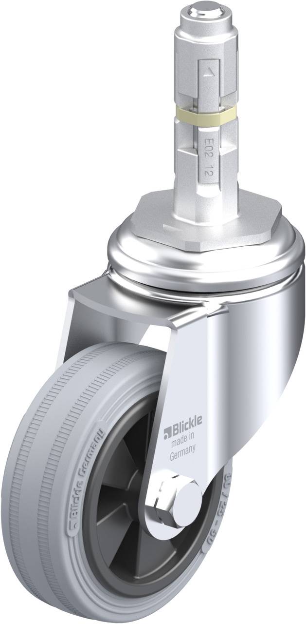 Blickle 738305 LKRA-VPA 80G-11-E12 Beálló görgő KerékØ: 80 mm Teherbírás (max.): 80 kg 1 db