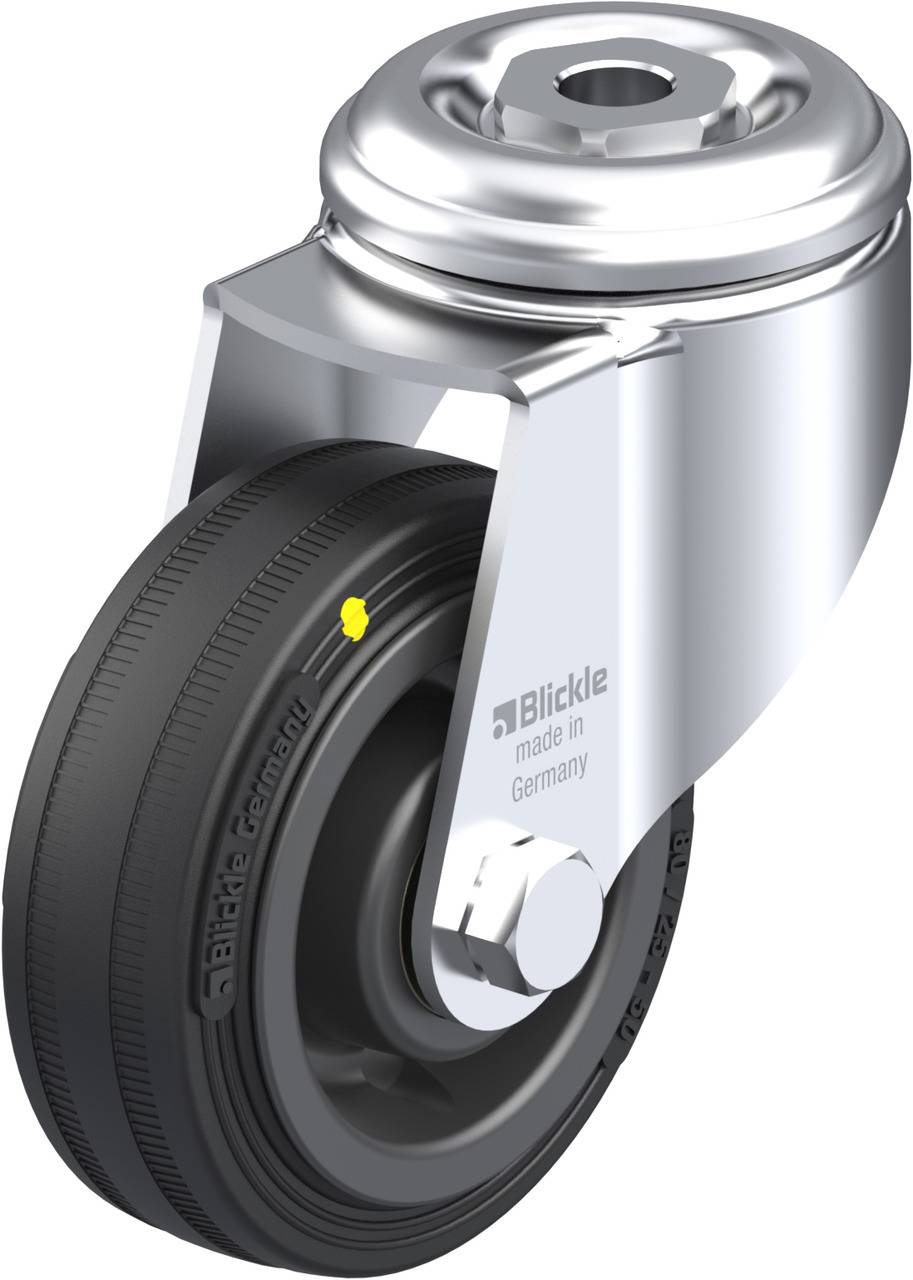 Blickle 660118 LKRA-VPA 80K-11-EL Beálló görgő KerékØ: 80 mm Teherbírás (max.): 60 kg 1 db