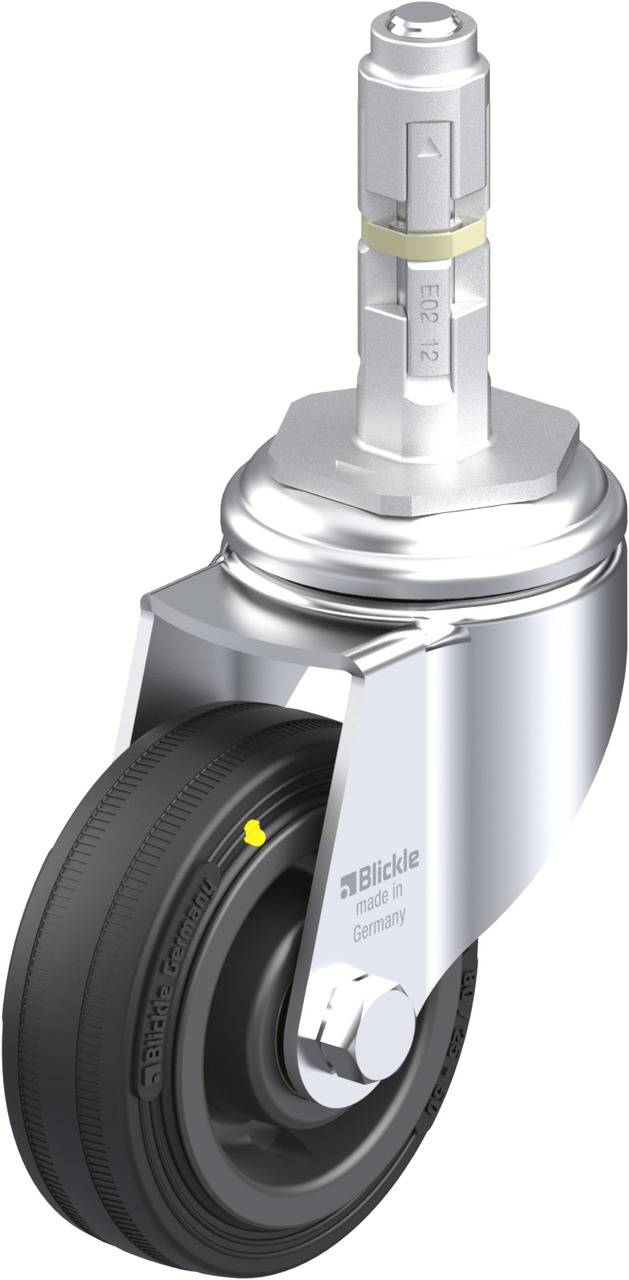 Blickle 750892 LKRA-VPA 80K-11-EL-E12 Beálló görgő KerékØ: 80 mm Teherbírás (max.): 60 kg 1 db