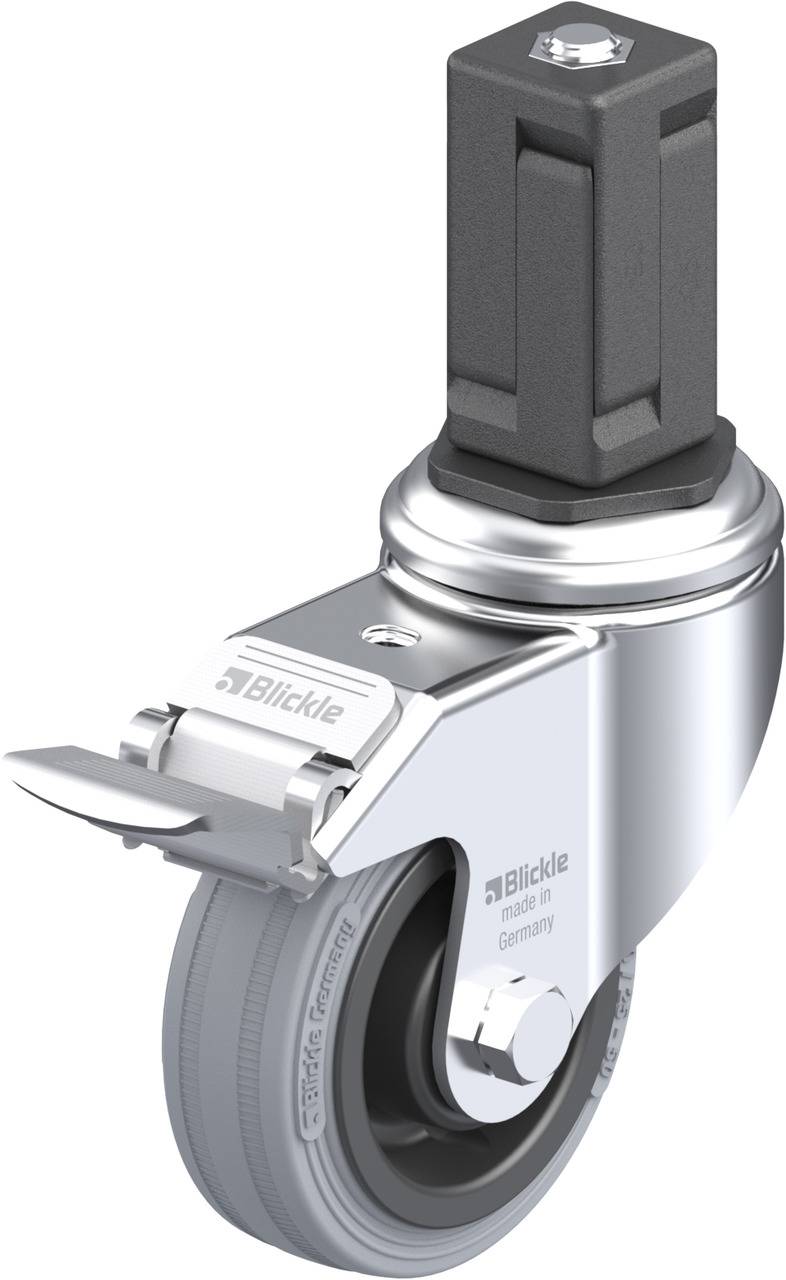 Blickle 848119 LKRA-VPA 80K-11-FI-EV15 Forgóvillás görgő, rögzítővel KerékØ: 80 mm Teherbírás (max.): 80 kg 1 db
