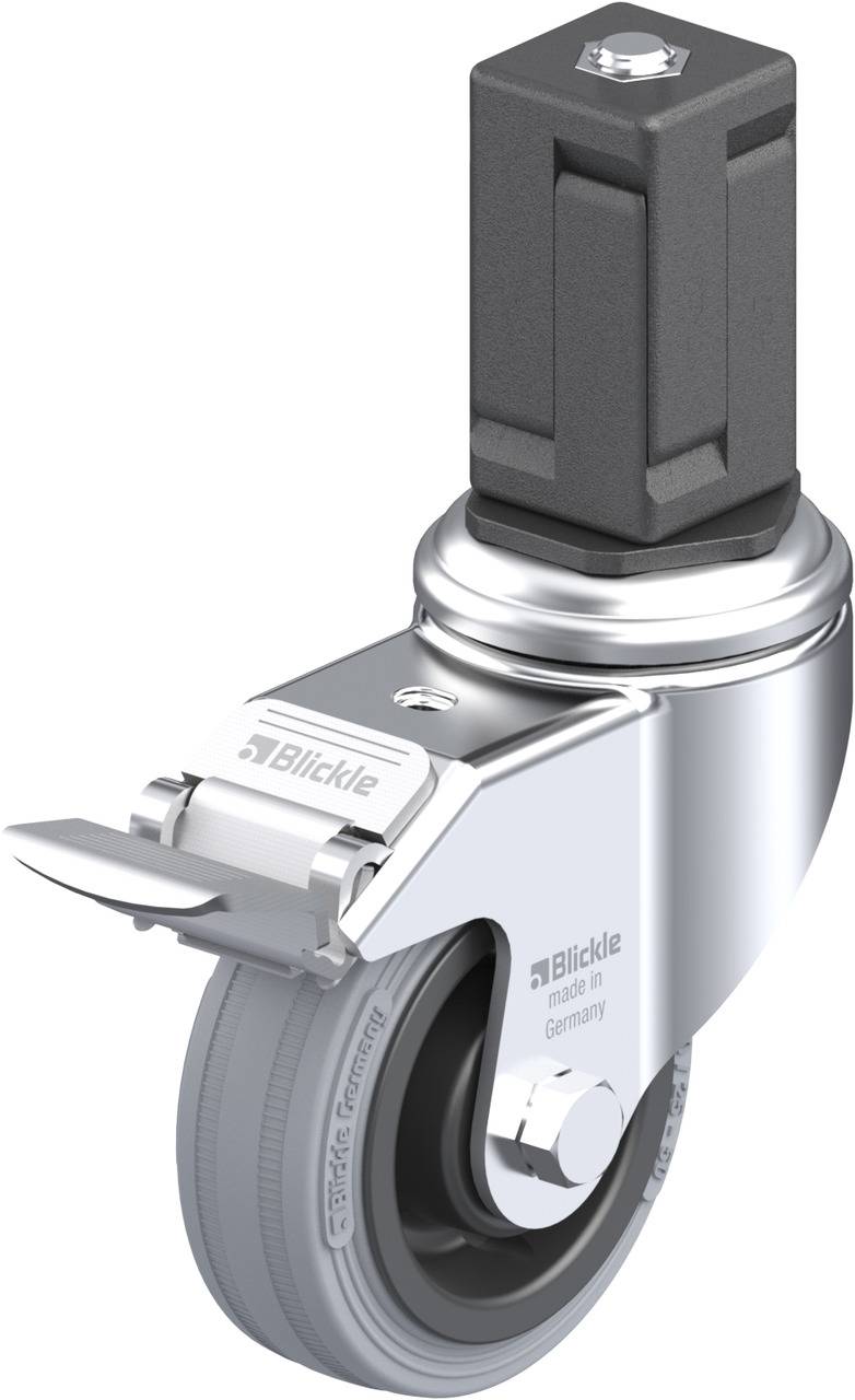 Blickle 848120 LKRA-VPA 80K-11-FI-EV17 Forgóvillás görgő, rögzítővel KerékØ: 80 mm Teherbírás (max.): 80 kg 1 db
