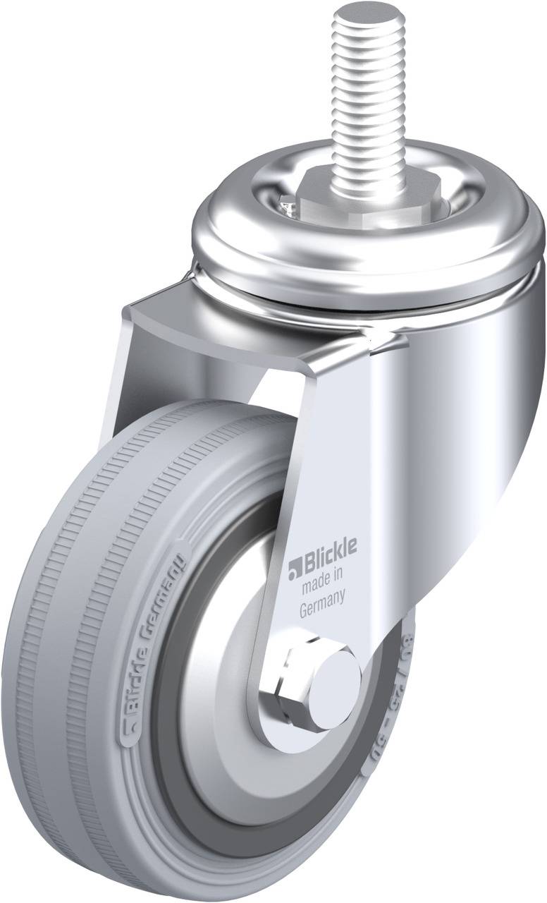 Blickle 337022 LKRA-VPA 80K-FA-GS12 Beálló görgő KerékØ: 80 mm Teherbírás (max.): 80 kg 1 db