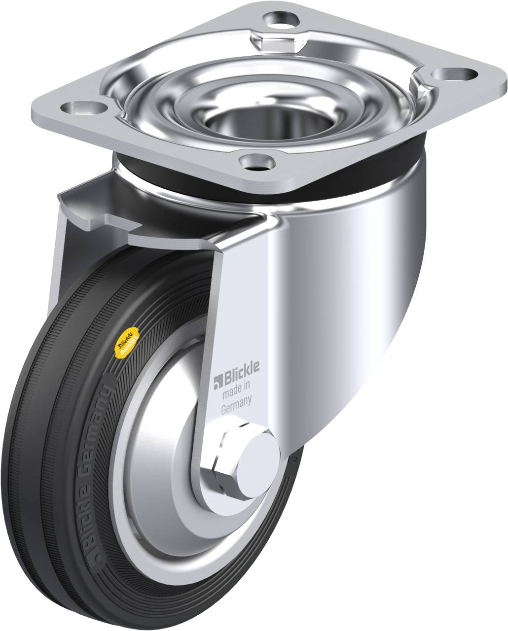 Blickle 322313 LK-RD 100R-1-FA Beálló görgő KerékØ: 100 mm Teherbírás (max.): 100 kg 1 db
