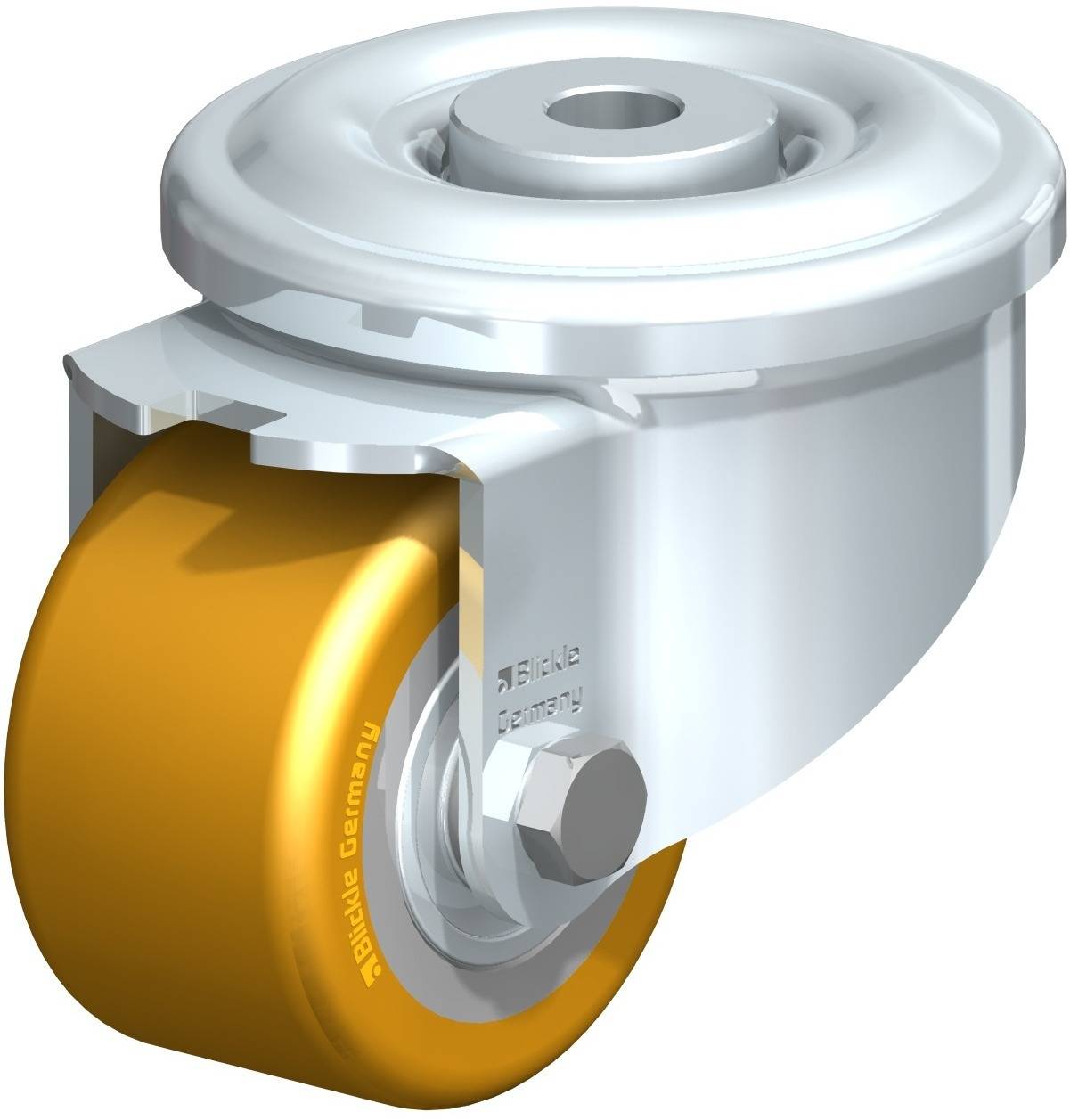 Blickle 754869 LKR-VSTH 65K Beálló görgő KerékØ: 65 mm Teherbírás (max.): 250 kg 1 db