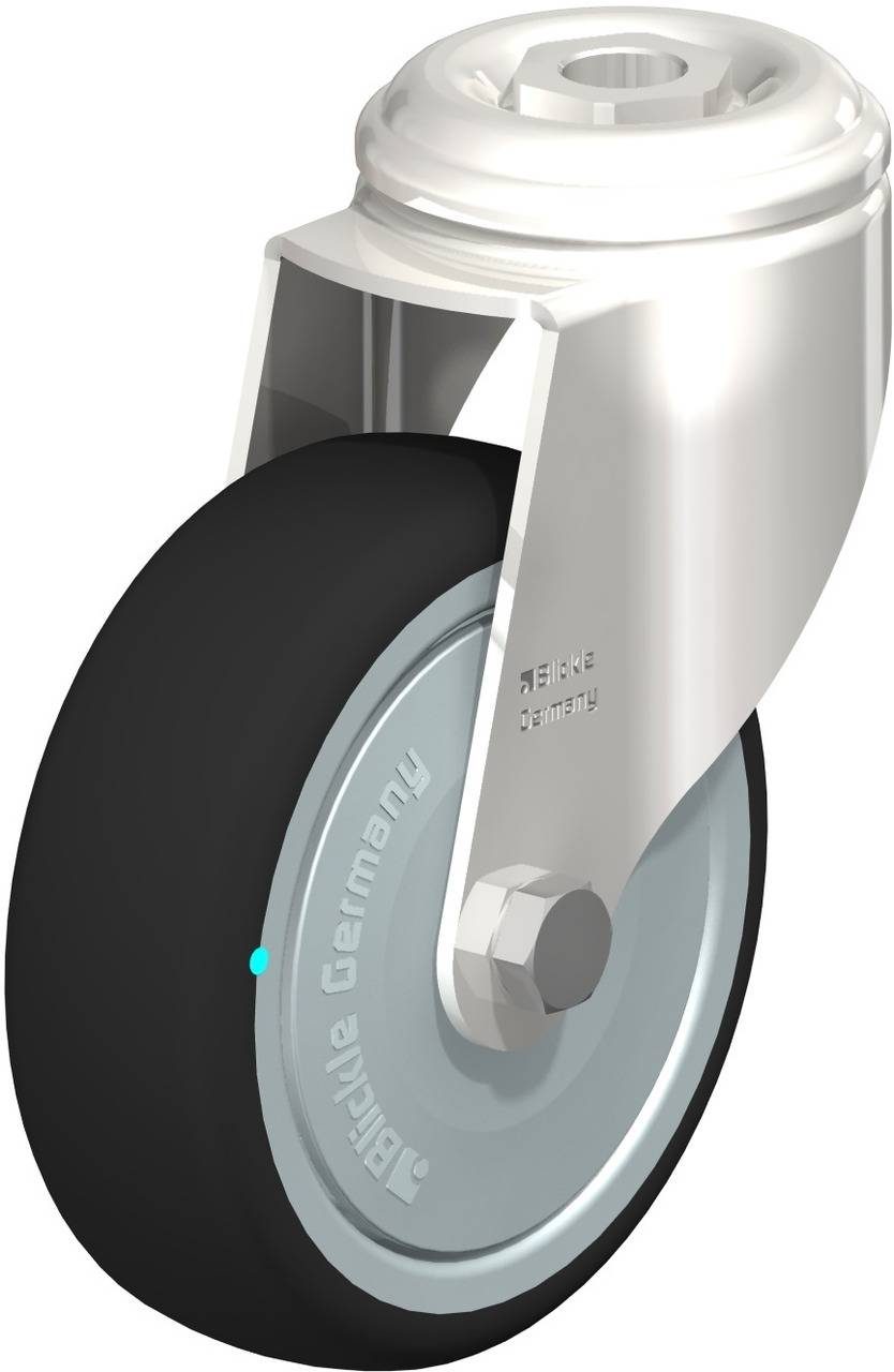 Blickle 760886 LKRXA-PATH 101KFD Beálló görgő KerékØ: 100 mm Teherbírás (max.): 120 kg 1 db