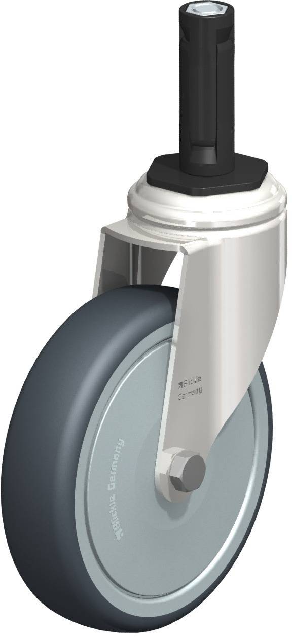 Blickle 853207 LKRXA-TPA 126KFD-11-EXR12 Beálló görgő KerékØ: 125 mm Teherbírás (max.): 120 kg 1 db