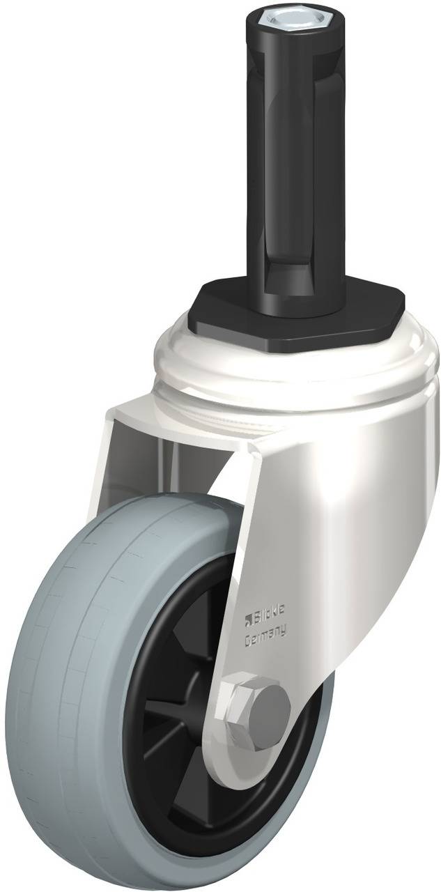 Blickle 853247 LKRXA-VPA 80G-11-EXR12 Beálló görgő KerékØ: 80 mm Teherbírás (max.): 80 kg 1 db