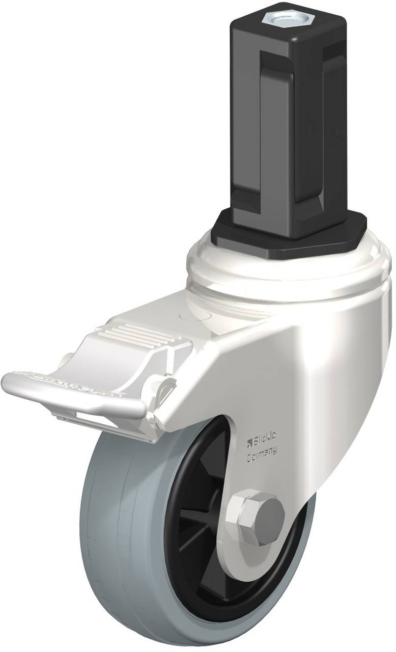 Blickle 853244 LKRXA-VPA 80G-11-FI-EXV14 Forgóvillás görgő, rögzítővel KerékØ: 80 mm Teherbírás (max.): 80 kg 1 db