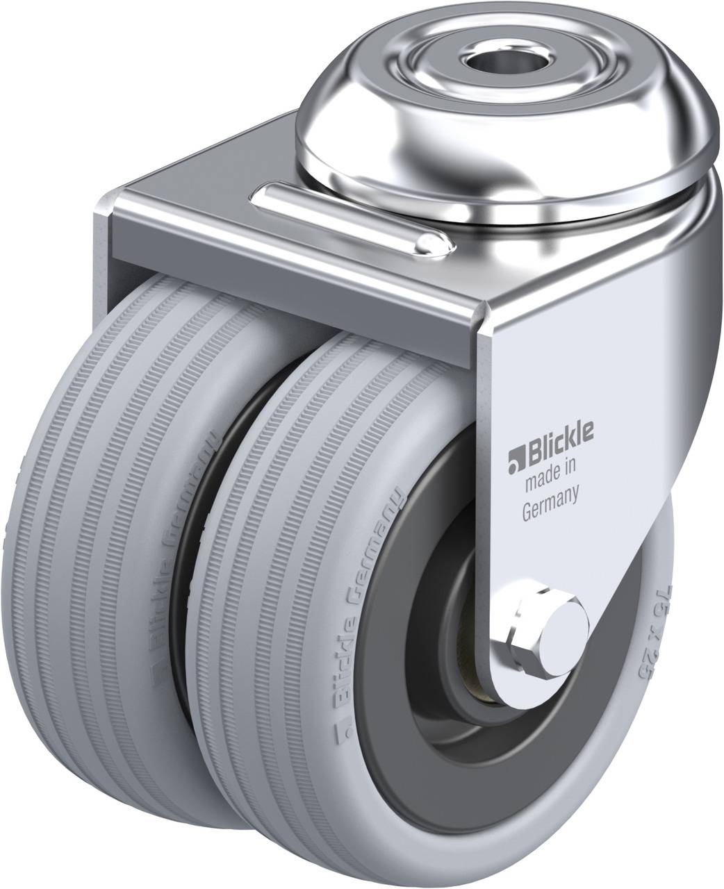 Blickle 105395 LMDA-VPA 75K Kettős forgó kerék KerékØ: 75 mm Teherbírás (max.): 100 kg 1 db