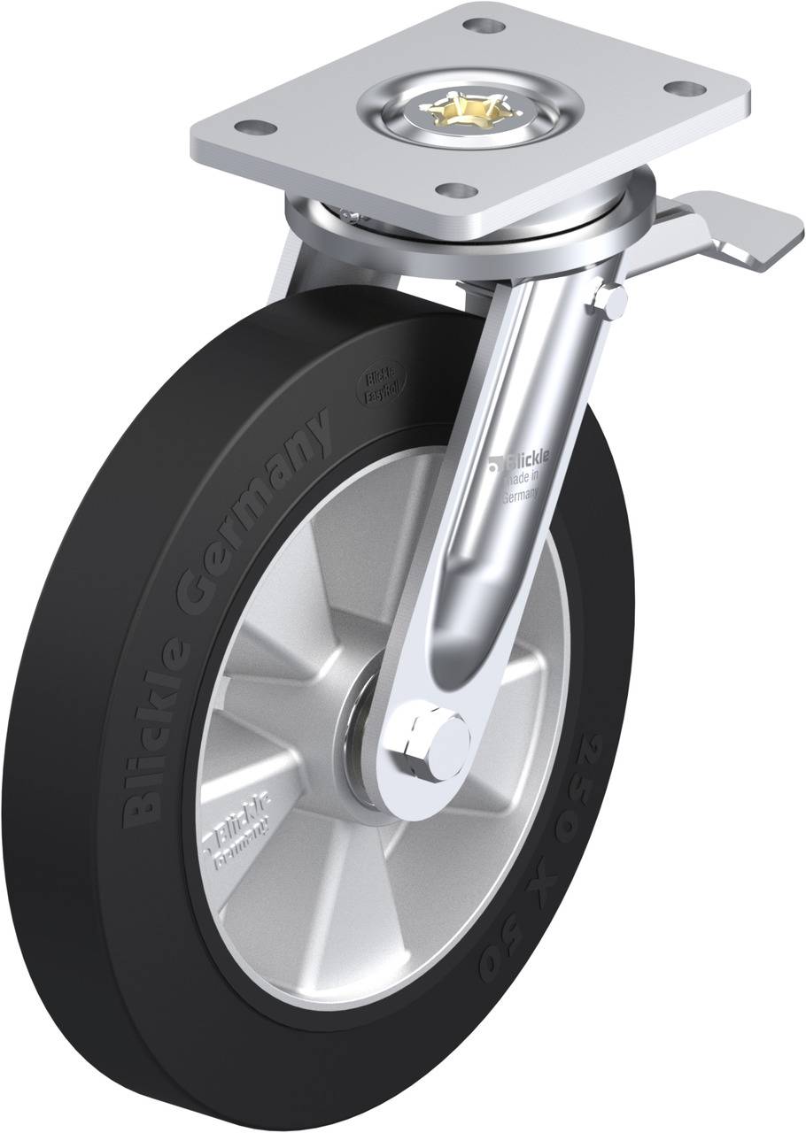 Blickle 562280 LO-ALEV 250K-ST Forgóvillás görgő, rögzítővel KerékØ: 250 mm Teherbírás (max.): 650 kg 1 db