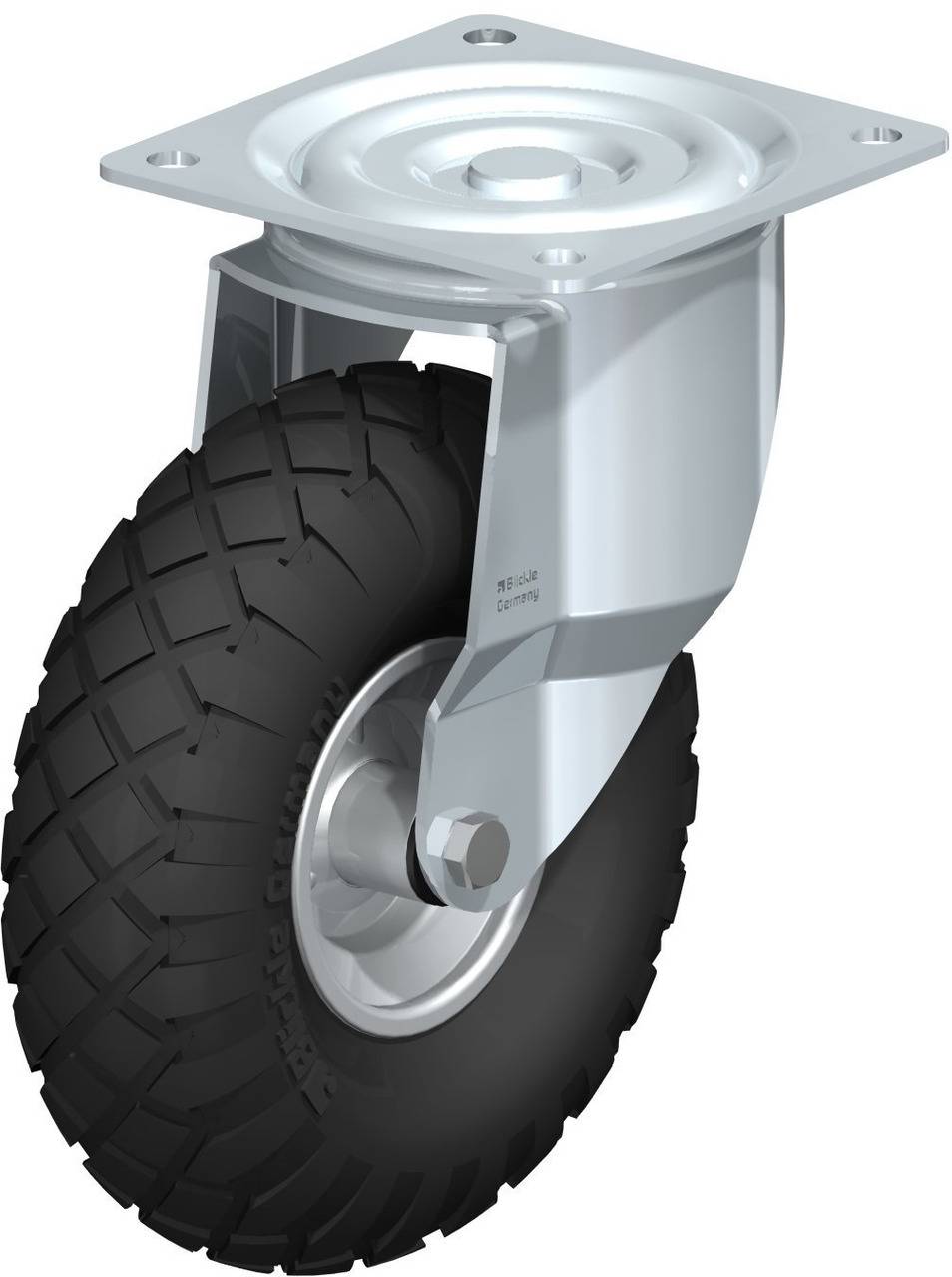 Blickle 62240 L-P 263R Beálló görgő KerékØ: 260 mm Teherbírás (max.): 150 kg 1 db