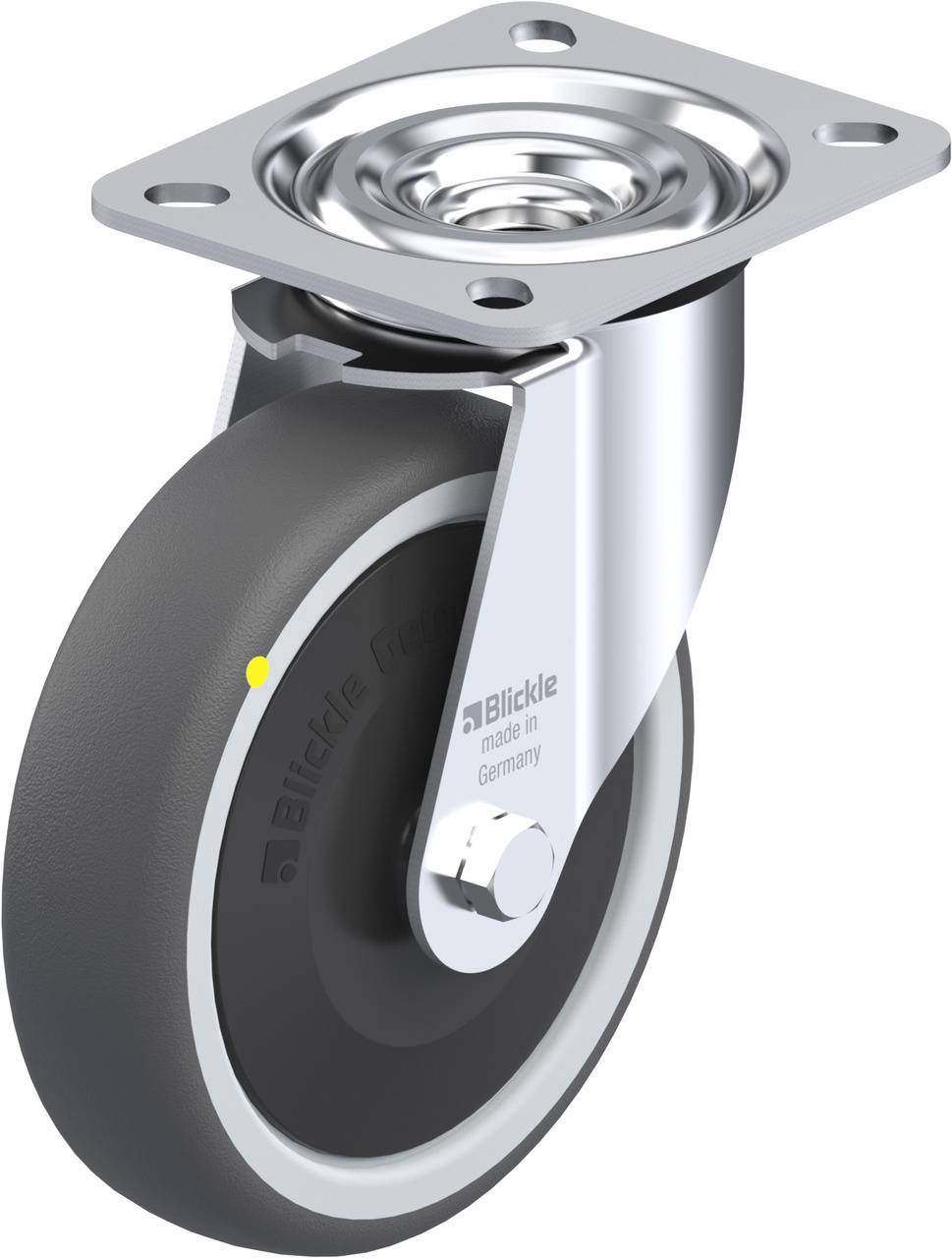 Blickle 852203 L-PATH 125KF-ELS Beálló görgő KerékØ: 125 mm Teherbírás (max.): 160 kg 1 db