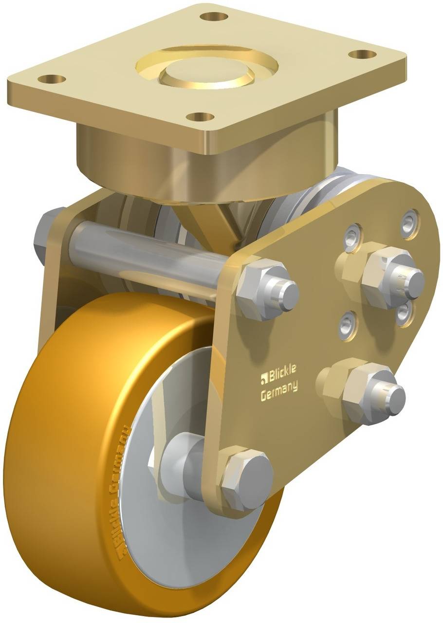 Blickle 585299 LPFE-ALTH 101K-FA Forgó kerék, rugós KerékØ: 100 mm Teherbírás (max.): 350 kg 1 db