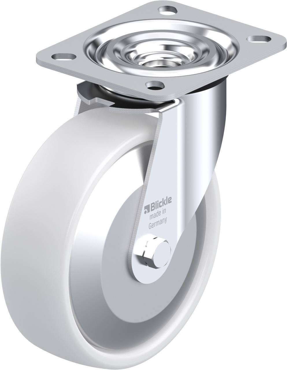 Blickle 71589 L-PO 125R-FA Beálló görgő KerékØ: 125 mm Teherbírás (max.): 250 kg 1 db