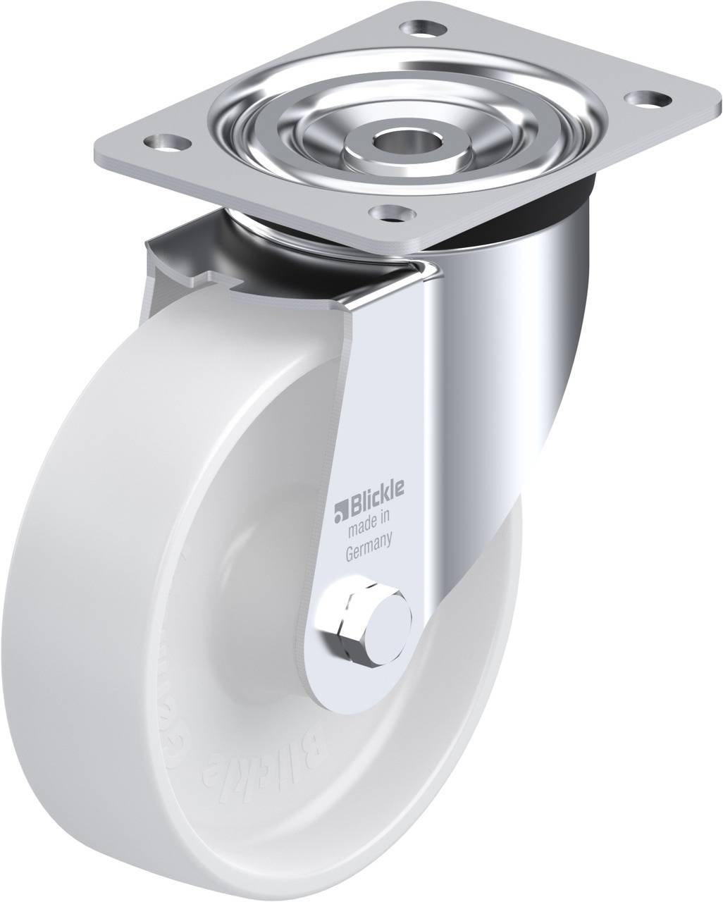 Blickle 580019 L-PO 160R Beálló görgő KerékØ: 160 mm Teherbírás (max.): 400 kg 1 db