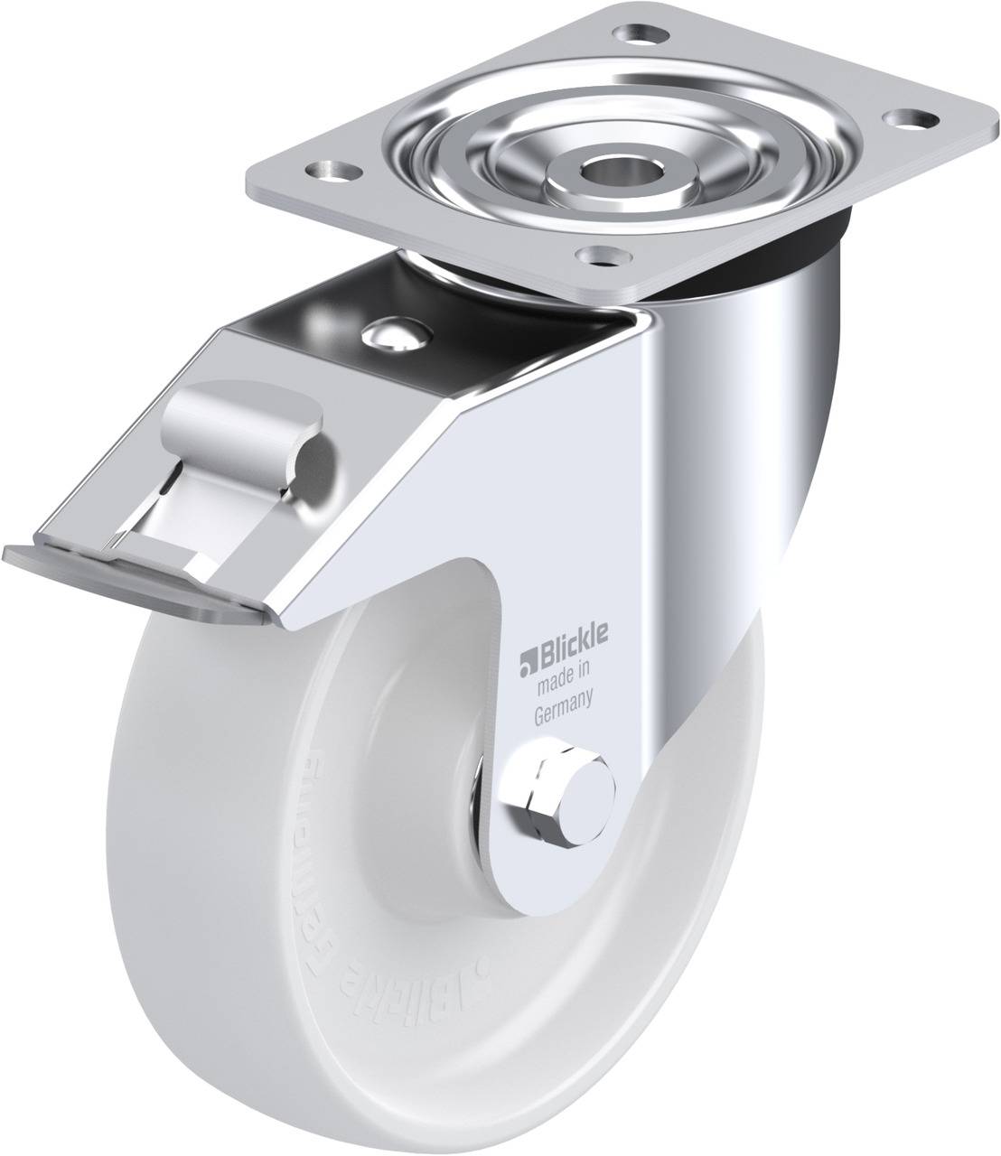 Blickle 15974 L-PO 175K-FI Forgóvillás görgő, rögzítővel KerékØ: 175 mm Teherbírás (max.): 400 kg 1 db