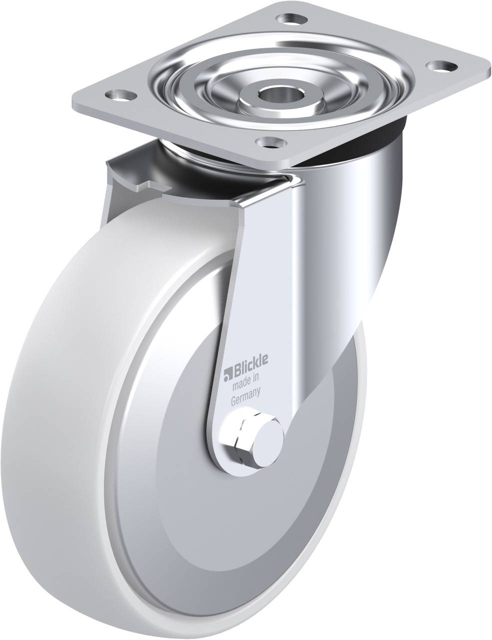 Blickle 96982 L-PO 175R-FA Beálló görgő KerékØ: 175 mm Teherbírás (max.): 400 kg 1 db