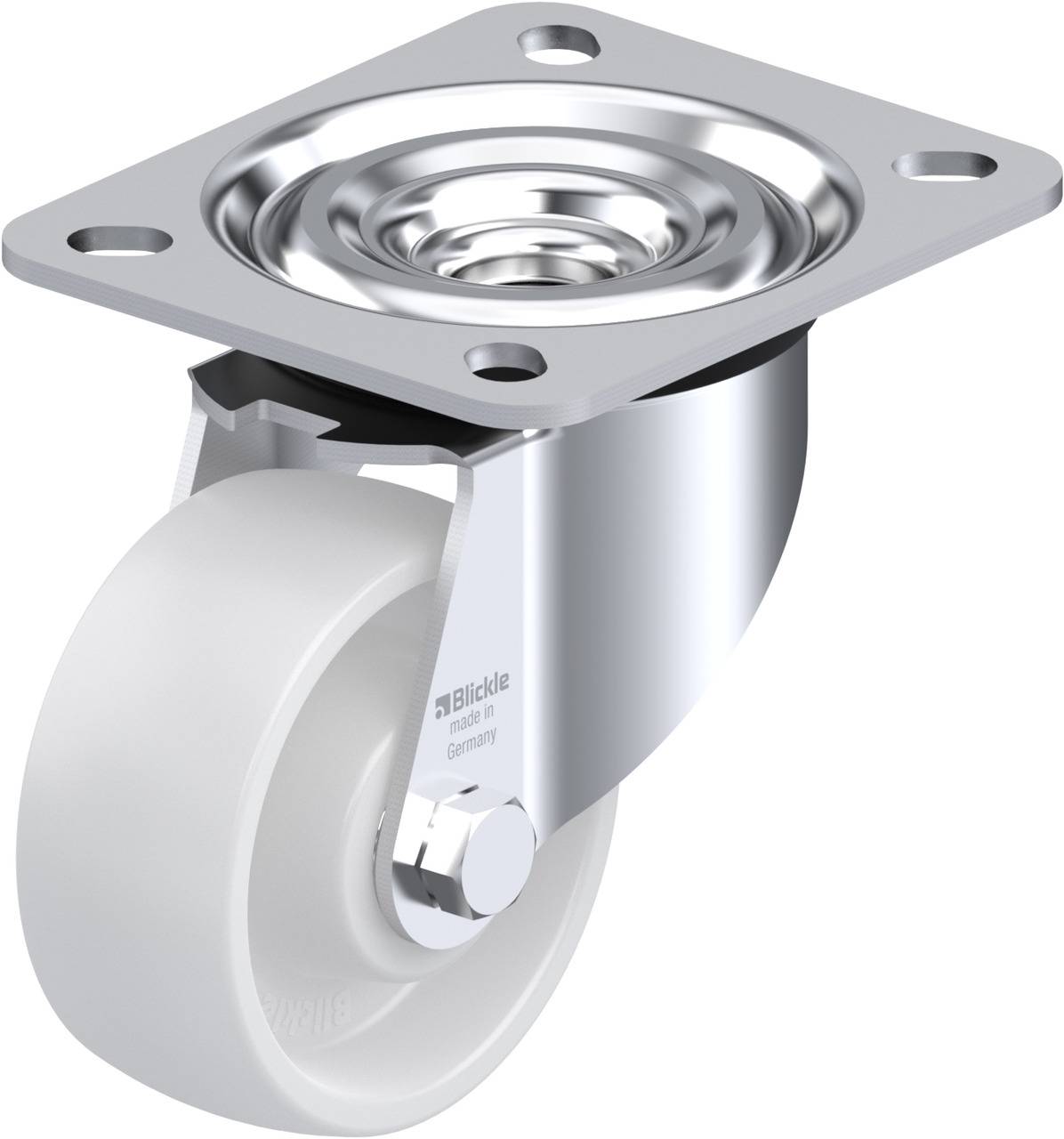 Blickle 12609 L-PO 75XR Beálló görgő KerékØ: 75 mm Teherbírás (max.): 200 kg 1 db