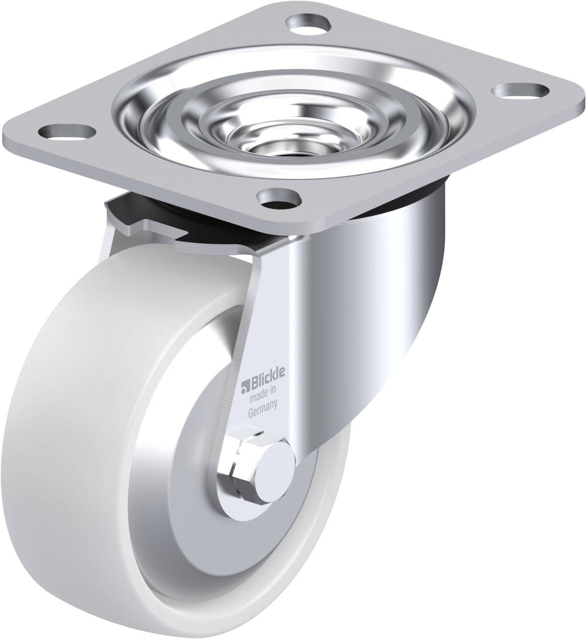 Blickle 739566 L-PO 80R-FA Beálló görgő KerékØ: 80 mm Teherbírás (max.): 220 kg 1 db