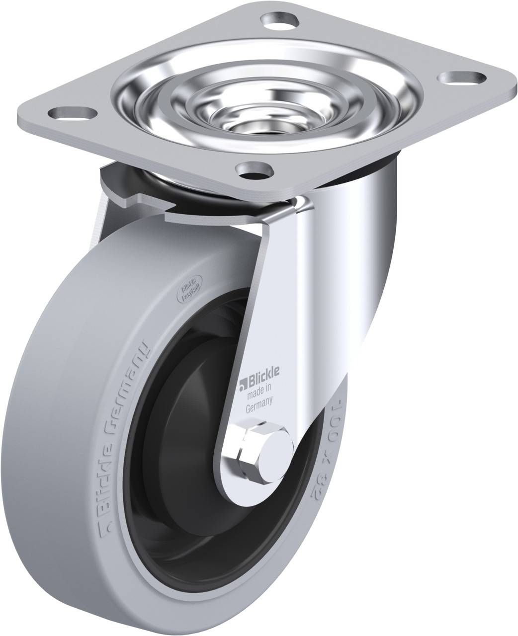 Blickle 293894 L-POEV 100KA-SG Beálló görgő KerékØ: 100 mm Teherbírás (max.): 200 kg 1 db
