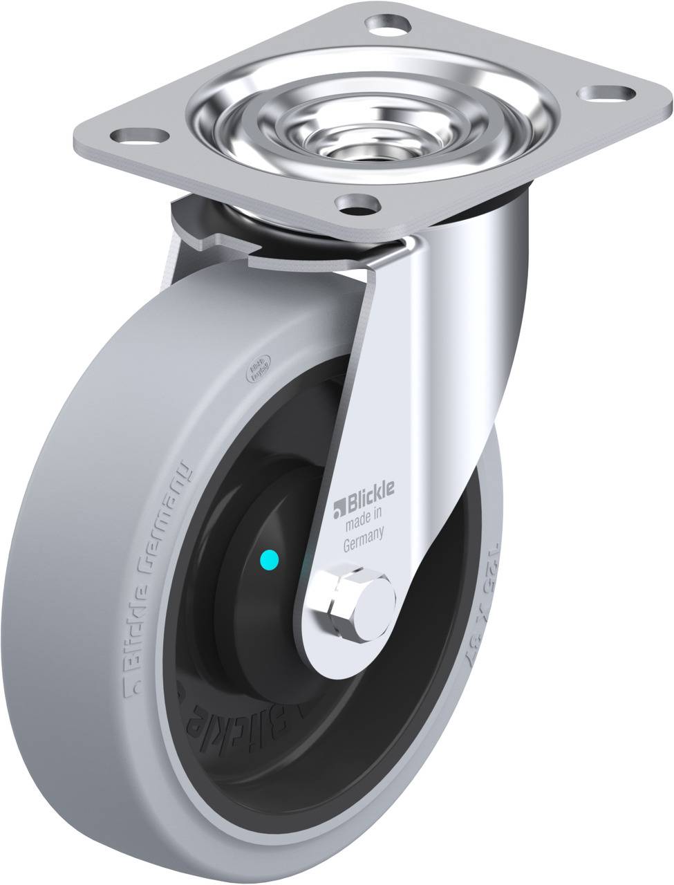 Blickle 755498 L-POEV 125KAD-SG Beálló görgő KerékØ: 125 mm Teherbírás (max.): 250 kg 1 db