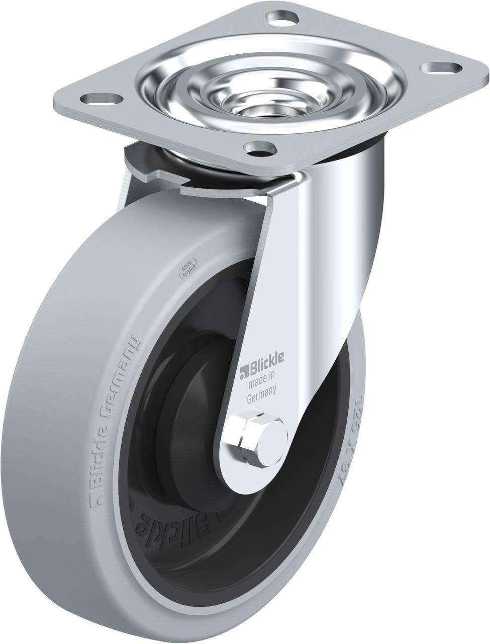 Blickle 231365 L-POEV 125KA-SG Beálló görgő KerékØ: 125 mm Teherbírás (max.): 250 kg 1 db