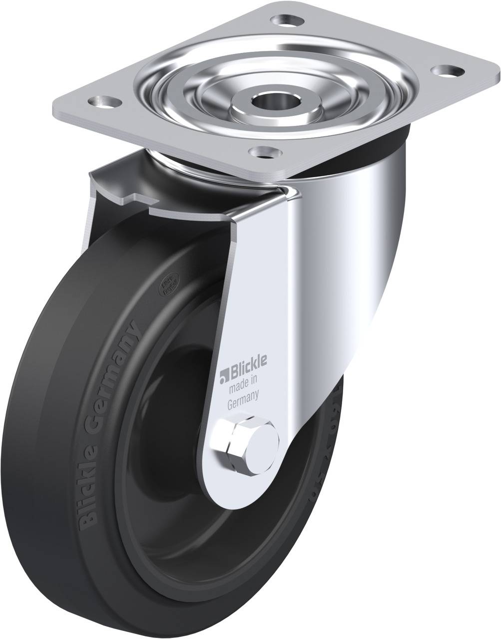 Blickle 43059 L-POEV 160R Beálló görgő KerékØ: 160 mm Teherbírás (max.): 400 kg 1 db