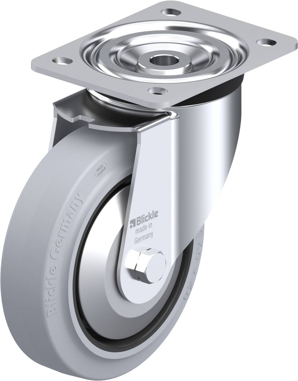 Blickle 383554 L-POEV 160R-SG-FA Beálló görgő KerékØ: 160 mm Teherbírás (max.): 400 kg 1 db