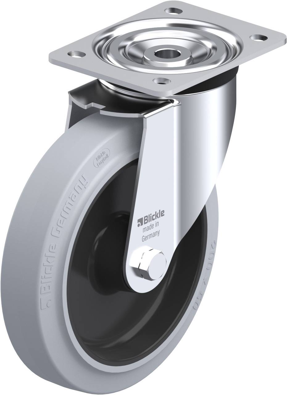 Blickle 424614 L-POEV 200XR-SG Beálló görgő KerékØ: 200 mm Teherbírás (max.): 400 kg 1 db