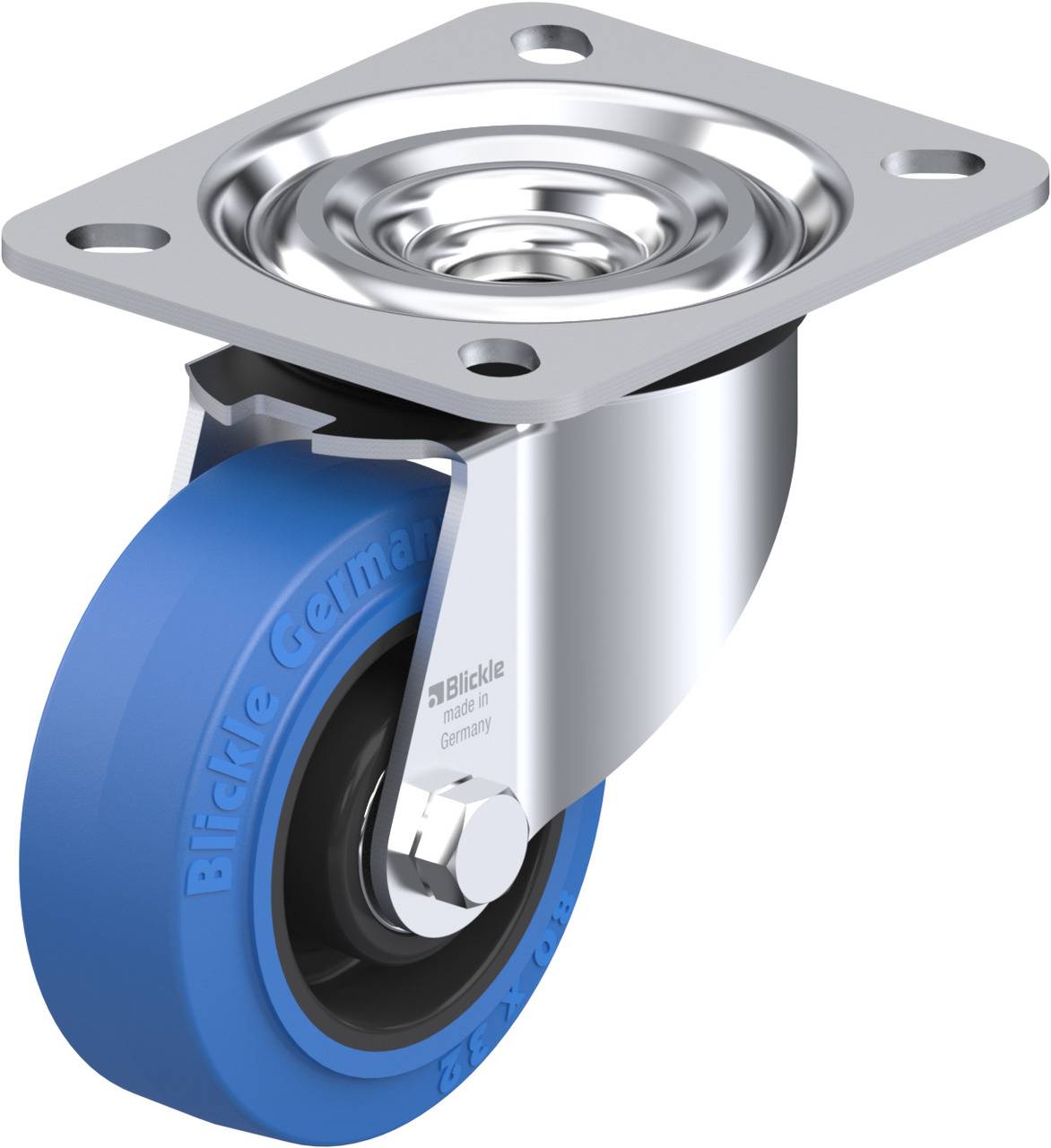 Blickle 634980 L-POEV 80R-SB Beálló görgő KerékØ: 80 mm Teherbírás (max.): 140 kg 1 db
