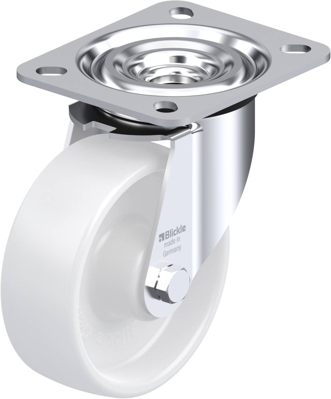 Blickle 762785 L-PPN 100R Beálló görgő KerékØ: 100 mm Teherbírás (max.): 160 kg 1 db