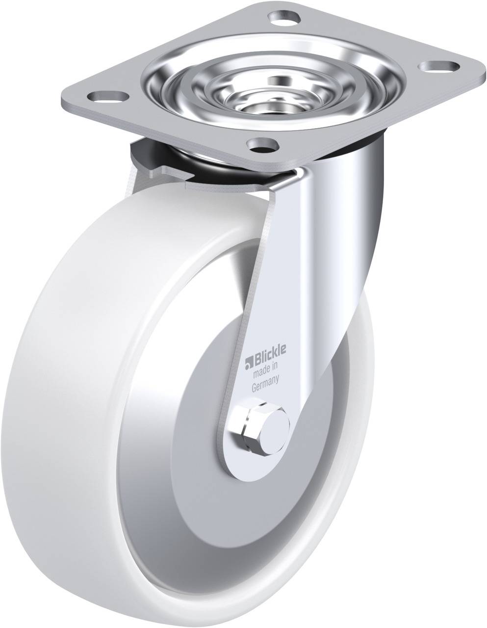 Blickle 762798 L-PPN 125R-FA Beálló görgő KerékØ: 125 mm Teherbírás (max.): 200 kg 1 db