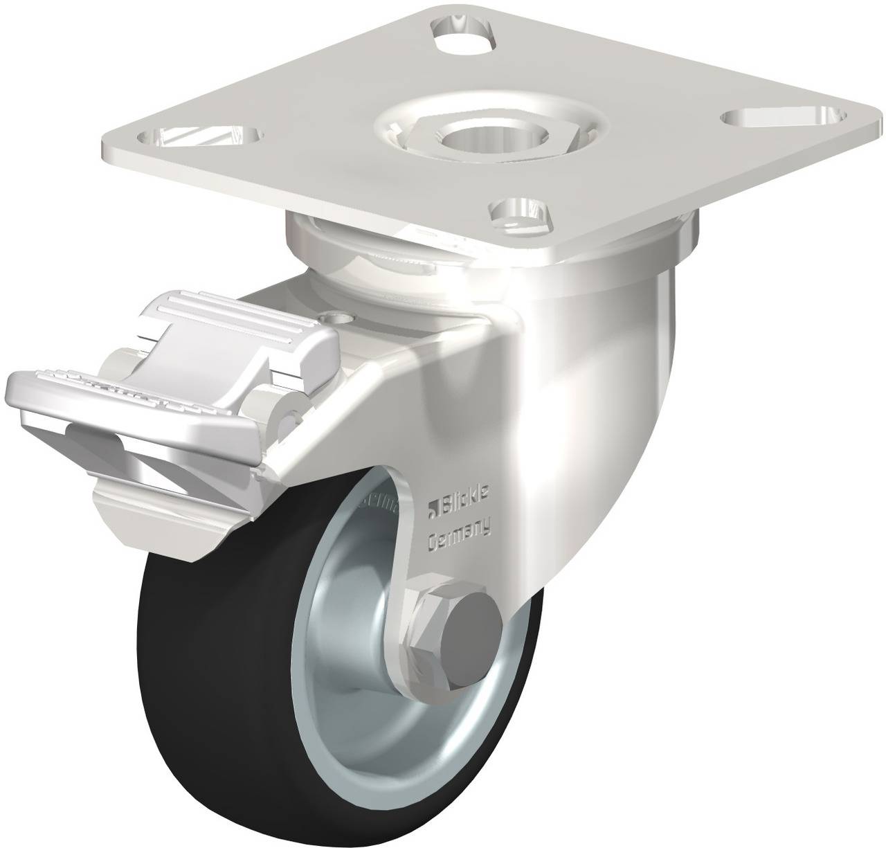Blickle 754982 LPXA-PATH 50G-FI Forgóvillás görgő, rögzítővel KerékØ: 50 mm Teherbírás (max.): 75 kg 1 db