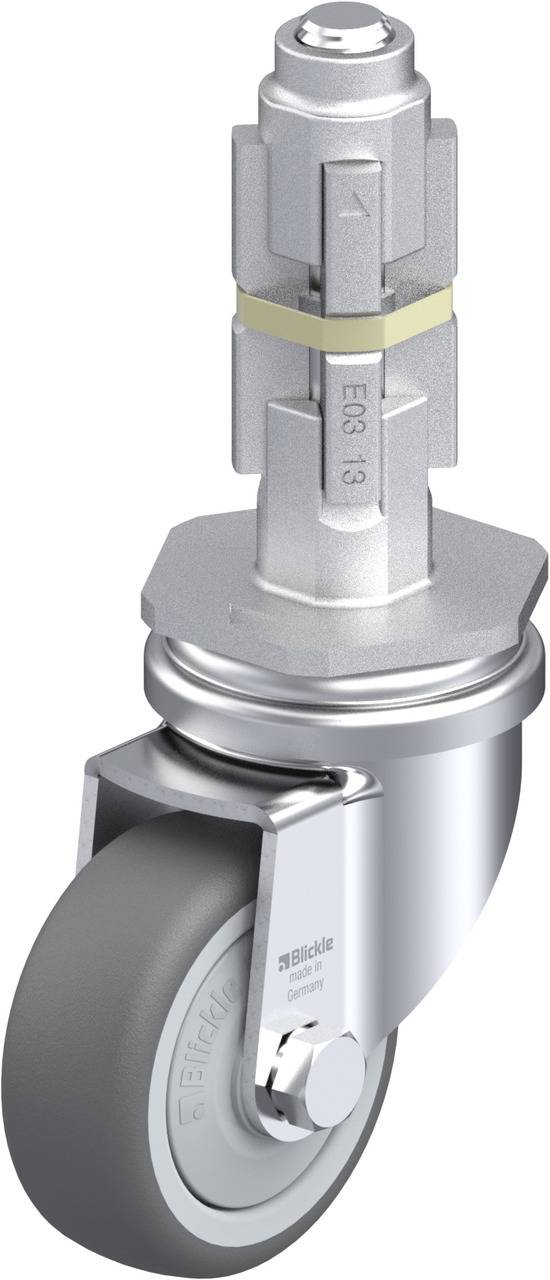 Blickle 848575 LRA-PATH 50KF-E03 Beálló görgő KerékØ: 50 mm Teherbírás (max.): 75 kg 1 db