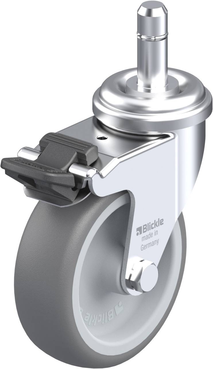 Blickle 385286 LRA-TPA 75G-FI-ES Forgóvillás görgő, rögzítővel KerékØ: 75 mm Teherbírás (max.): 75 kg 1 db
