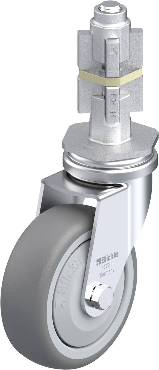 Blickle 552273 LRA-TPA 75KF-E04 Beálló görgő KerékØ: 75 mm Teherbírás (max.): 75 kg 1 db