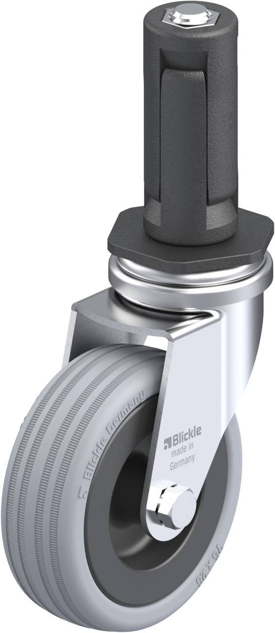 Blickle 848017 LRA-VPA 75G-ER03 Beálló görgő KerékØ: 75 mm Teherbírás (max.): 60 kg 1 db