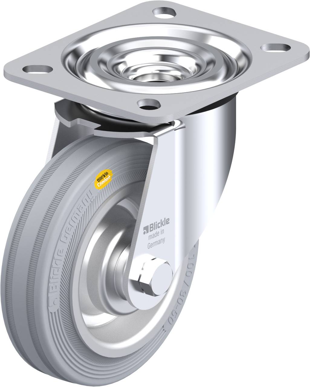 Blickle 94250 L-RD 100R-VLI Beálló görgő KerékØ: 100 mm Teherbírás (max.): 100 kg 1 db