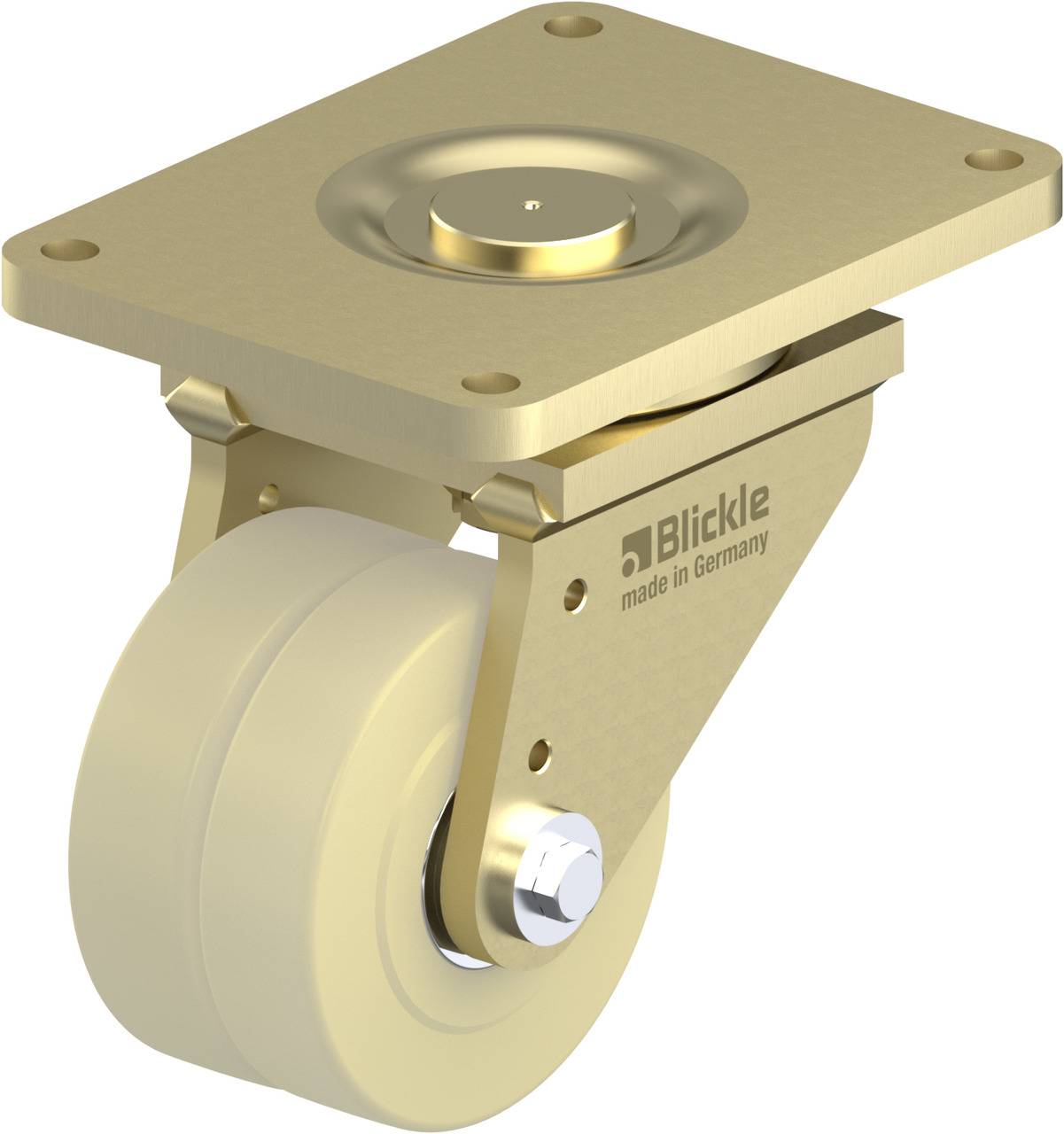Blickle 235754 LSD-GSPO 250K Kettős forgó kerék KerékØ: 250 mm Teherbírás (max.): 9000 kg 1 db