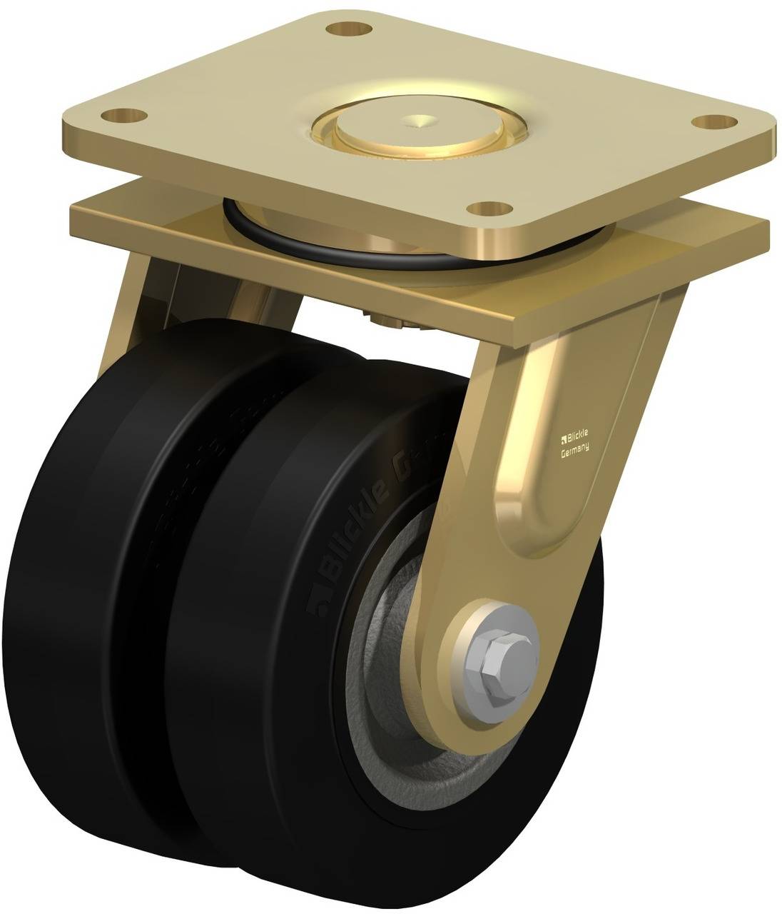 Blickle 616839 LSD-SE 160K-35 Kettős forgó kerék KerékØ: 160 mm Teherbírás (max.): 900 kg 1 db