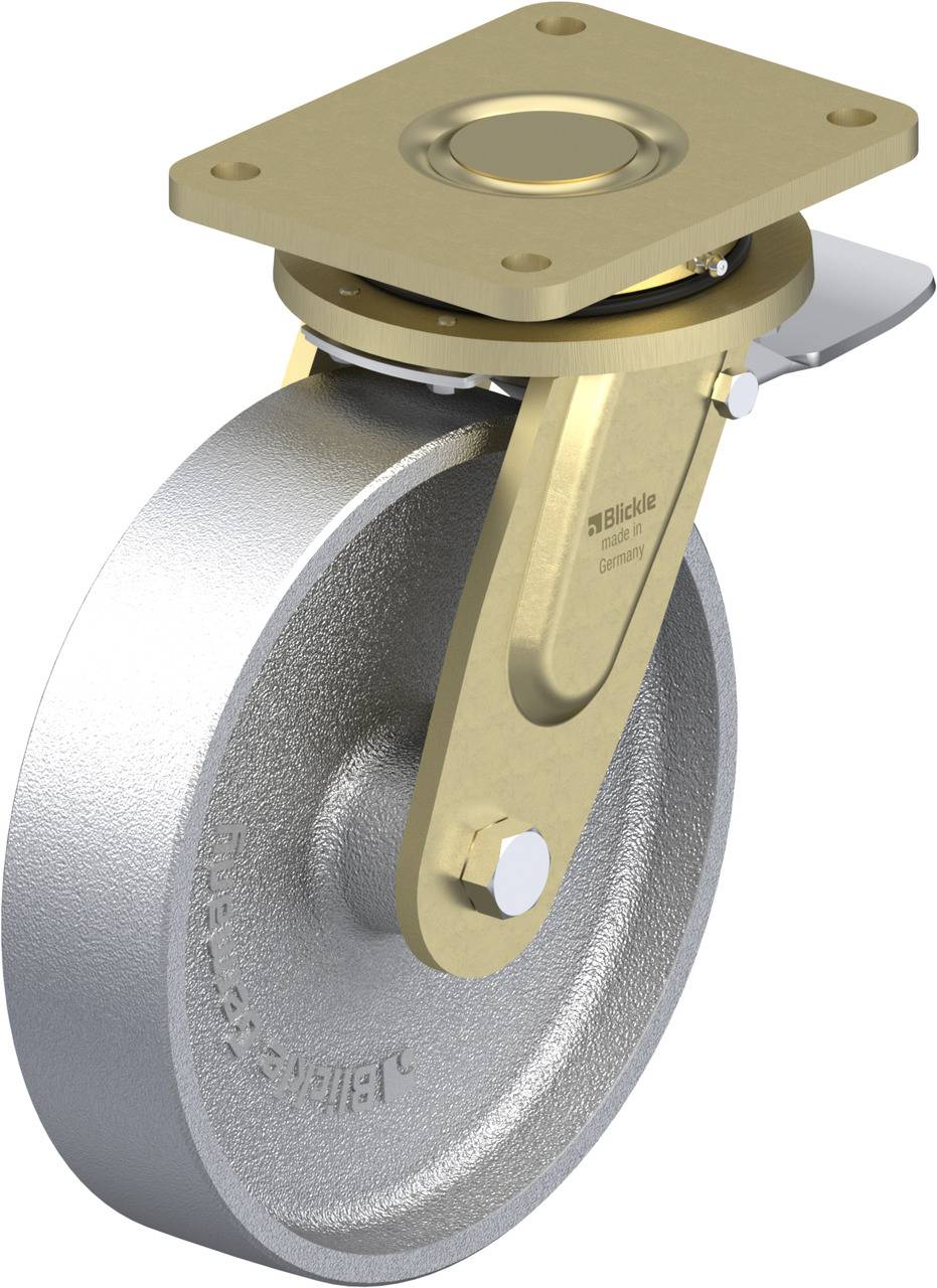 Blickle 96685 LS-G 250G-ST Forgóvillás görgő, rögzítővel KerékØ: 250 mm Teherbírás (max.): 1400 kg 1 db