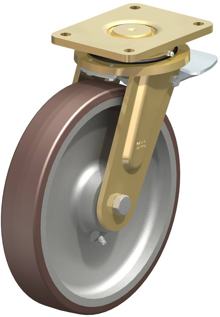 Blickle 755035 LS-GB 300K-ST Forgóvillás görgő, rögzítővel KerékØ: 300 mm Teherbírás (max.): 1800 kg 1 db