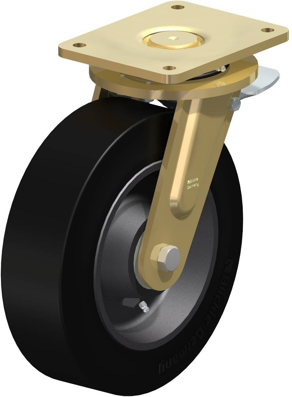 Blickle 652206 LS-GEV 302K-ST Forgóvillás görgő, rögzítővel KerékØ: 300 mm Teherbírás (max.): 1080 kg 1 db