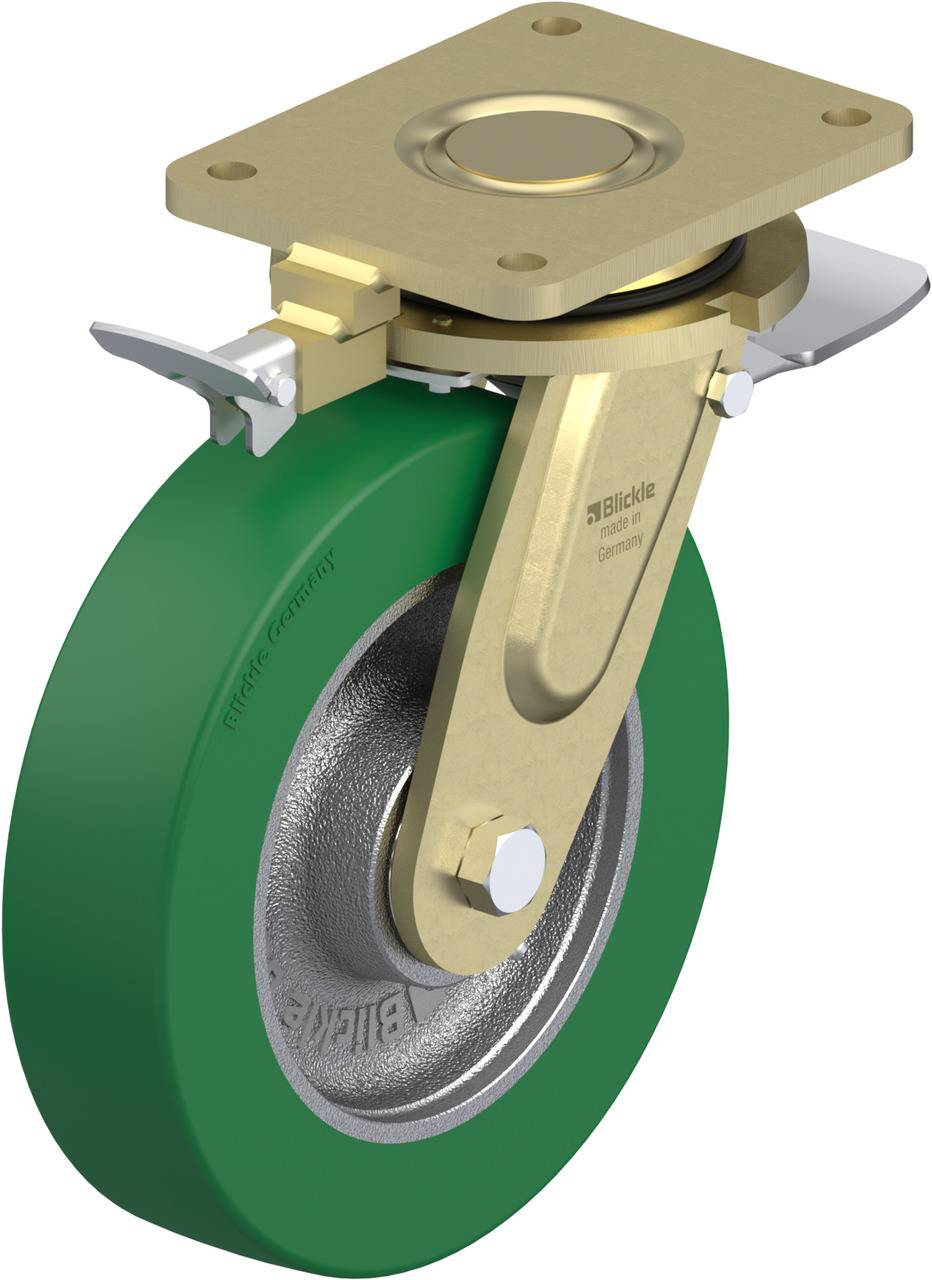 Blickle 852435 LS-GST 250K-ST-RI4 Forgóvillás görgő, rögzítővel KerékØ: 250 mm Teherbírás (max.): 1200 kg 1 db